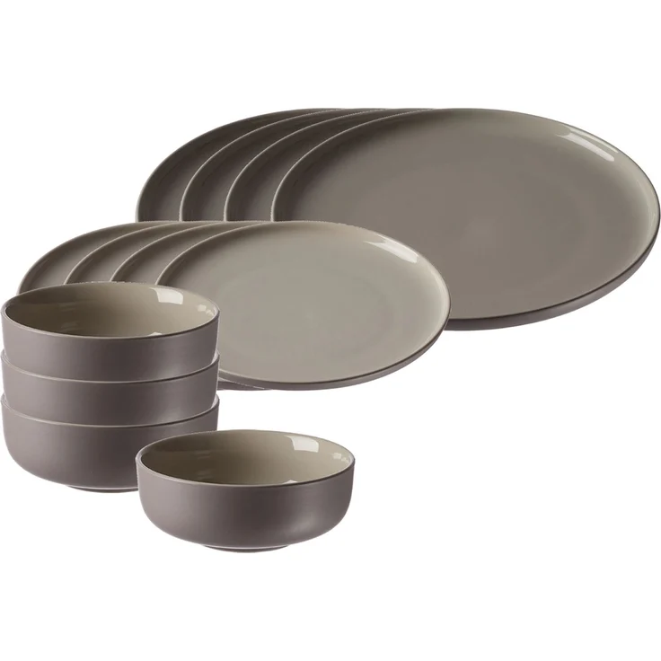 Ritzenhoff & Breker Jasper Basic-Set 12-teilig - Taupe – Bild 1