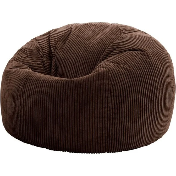 Icon Kingston Sitzsack Cord, Braun, Sitzsack Erwachsene mit Füllung, Bean Bag, Cord Sessel, Lounge Sessel, Lounge Stuhl, Schlafzimmer, Wohnzimmer, Wohnzimmer Möbel – Bild 4