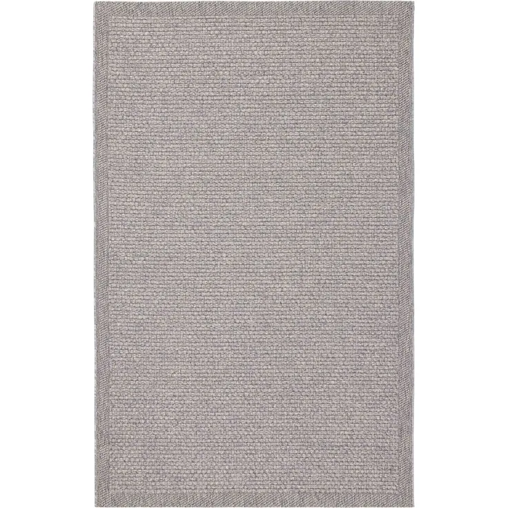 Moderner Naturteppich 77 x 300 cm Polypropylen Grau 88779897 [en. casa]