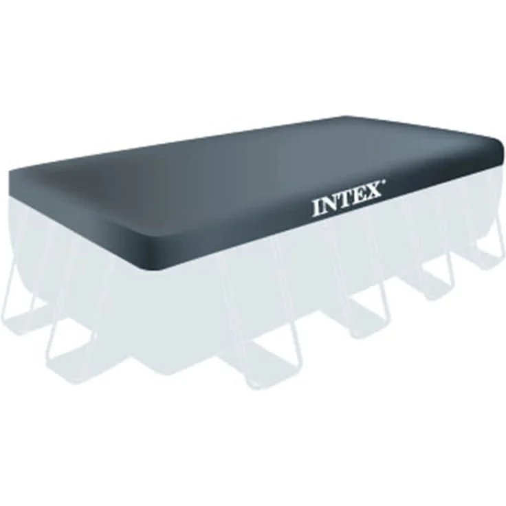 Intex 'Frame Swimming Pool Set Prism Quadra IV', grau, 488 x 244 x 107 cm, inkl. Kartuschenfilteranlage – Bild 4