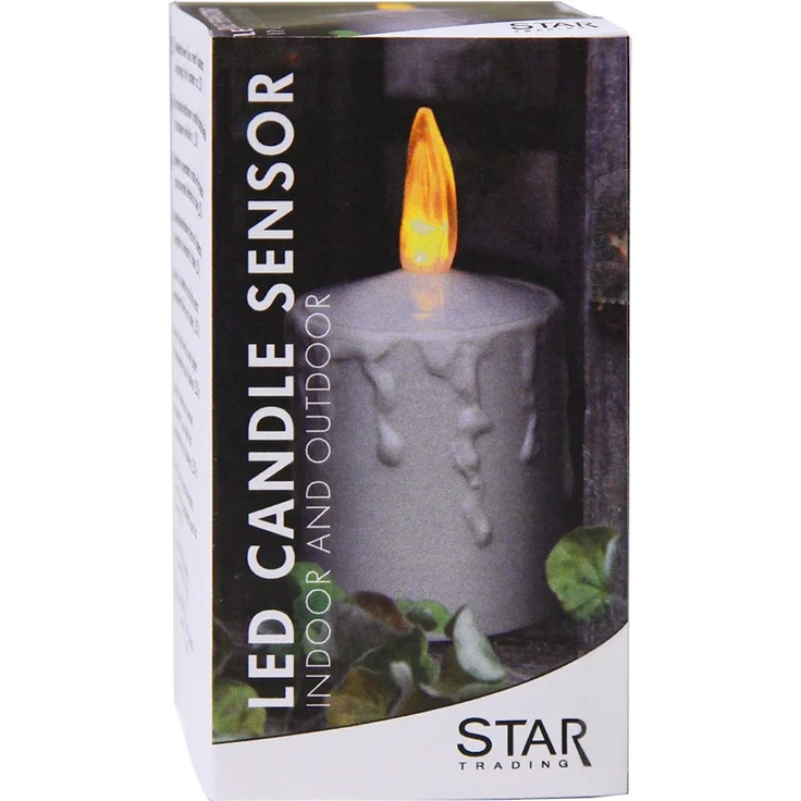 LED Kerze Paula, Außen, Timer, Beige