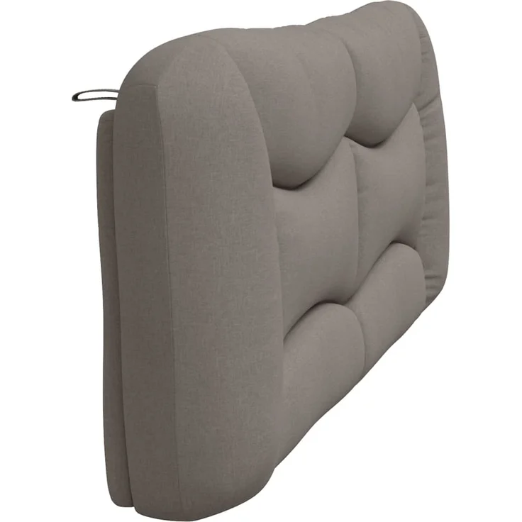 vidaXL Kopfteil-Kissen "Hvar" Taupe 200 cm Stoff – Bild 5