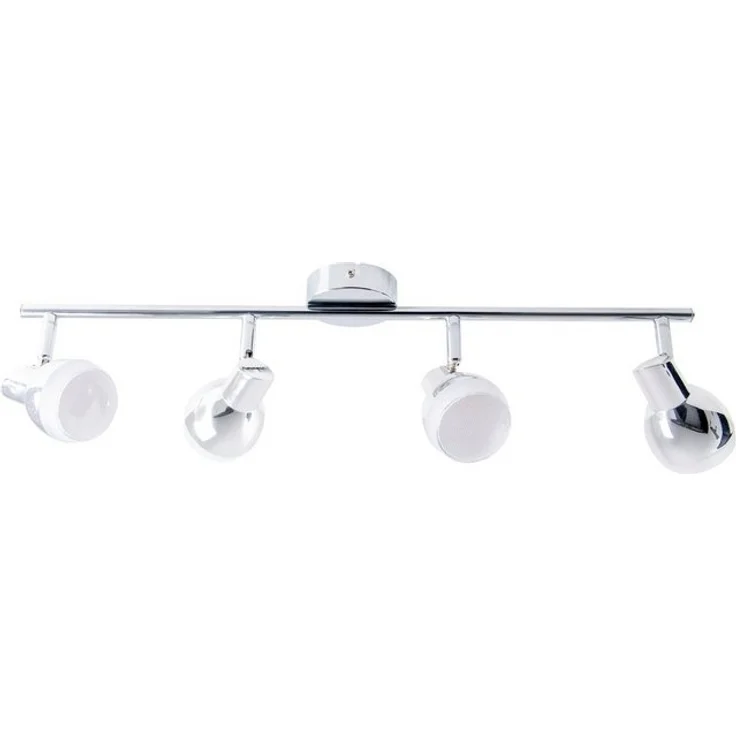 näve LED Deckenspot Chromey, LED fest integriert, Warmweiß, für Wand und Decke geeignet – Bild 3
