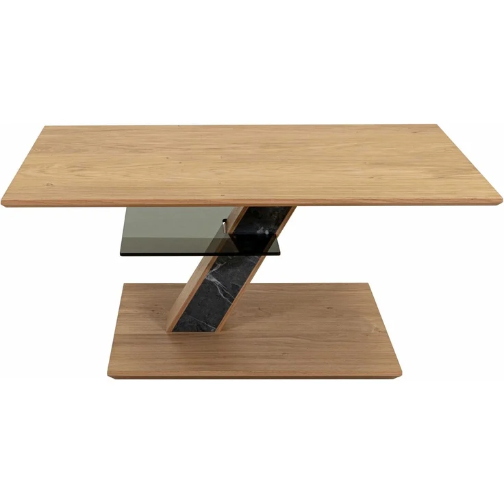 Couchtisch höhenverstellbar Cody 100x47x60 Massivholzfurnier Wildeiche – Bild 3
