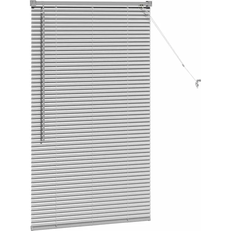 vidaXL Venezianische Jalousie Silber 130 x 70 cm 25 mm Aluminium 42005891 – Bild 5