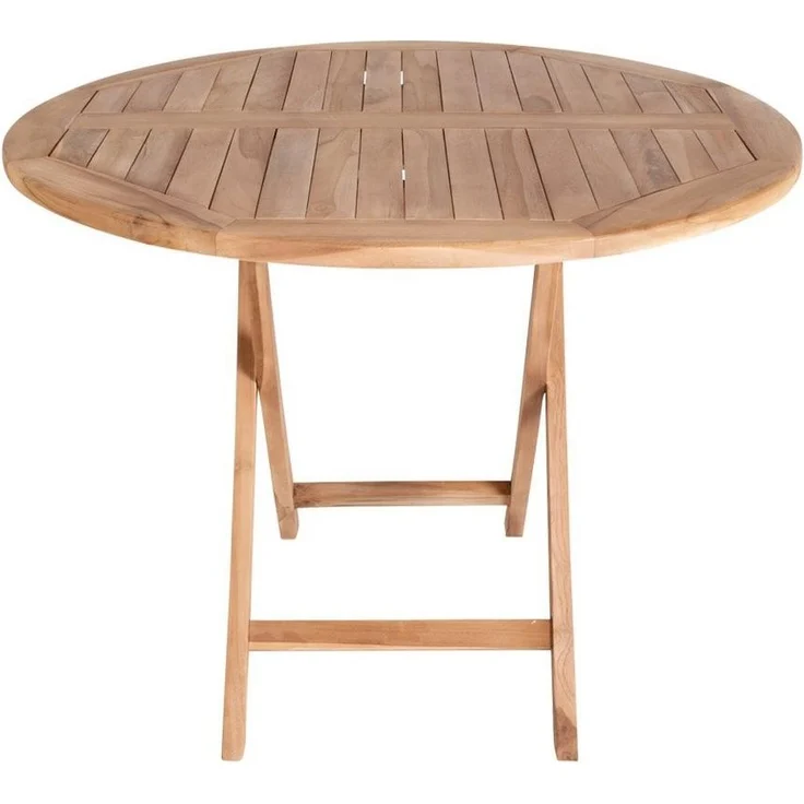 ebuy24 Gartentisch Oline Gartentisch Ø100 cm Teakholz massiv. – Bild 2