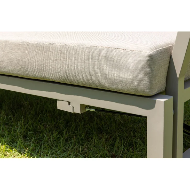 Gardissimo SAN REMO Ecklounge Gartenmöbel Sitzgruppe Sintered-Stone hell – Bild 10
