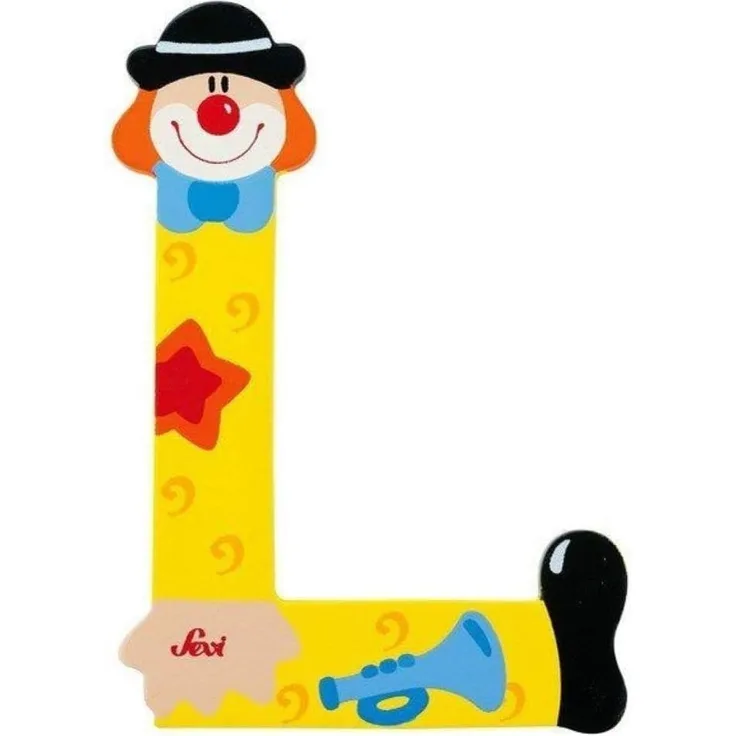 Sevi Wooden letter L Clown (81748)