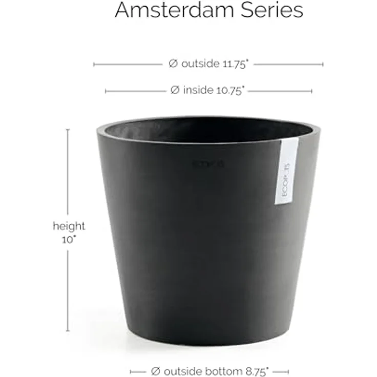 ECOPOTS Blumentopf Amsterdam, ØxH: 30x26,3 cm – Bild 3