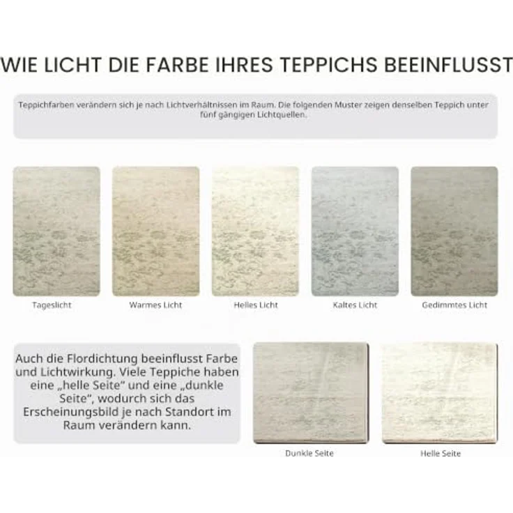 Safavieh Teppich 235x305 cm - Adirondack Collection - Groß - Transitional Design, Elfenbein & Salbei, Pflegeleichte Synthetikmischung, Ideal für Wohnzimmer, Schlafzimmer, Büro – Bild 9