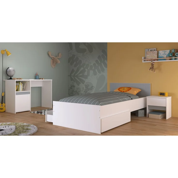 Kinderzimmer-Set 4-tlg. Parisot Pirouette 27 Holzdekor Weiß – Bild 3