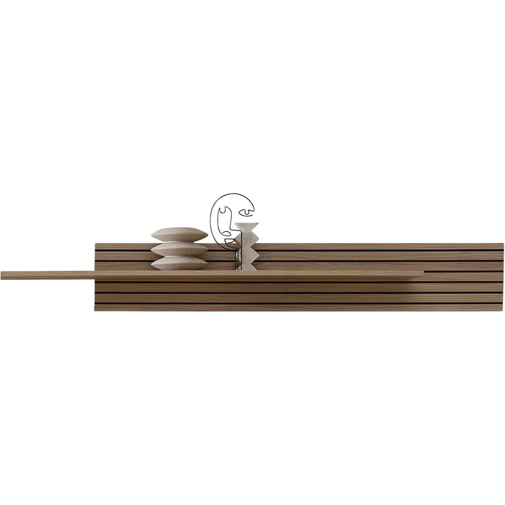 Wandboard Inka / Ina, Holzwerkstoff, Holzfarben, 160 x 22 x 22 cm – Bild 2