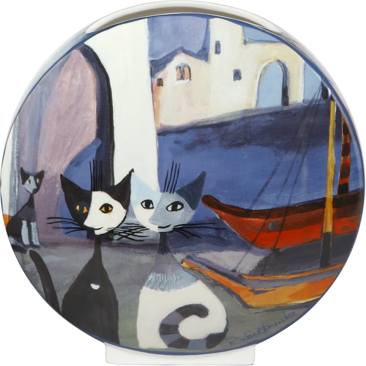 Goebel Rosina Wachtmeister Colours of Paradise Melograni in festa - Vase Neuheit 2020 66860581 – Bild 3