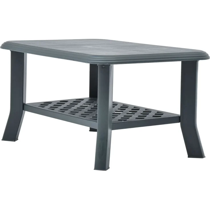 vidaXL Couchtisch Grün 90 x 60 x 46 cm Kunststoff 48794 – Bild 3