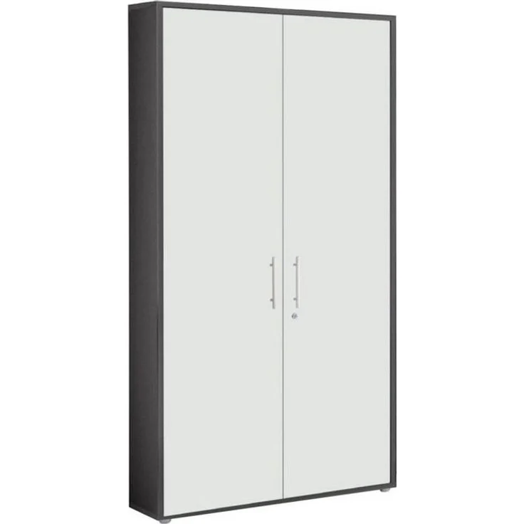 BMG Möbel Aktenschrank Büromöbel Office Edition 10 (Aktenschrank Regal Set, besteht aus 2x Aktenschrank und 1x Regal) mit viel Stauraum, abschließbar – Bild 2