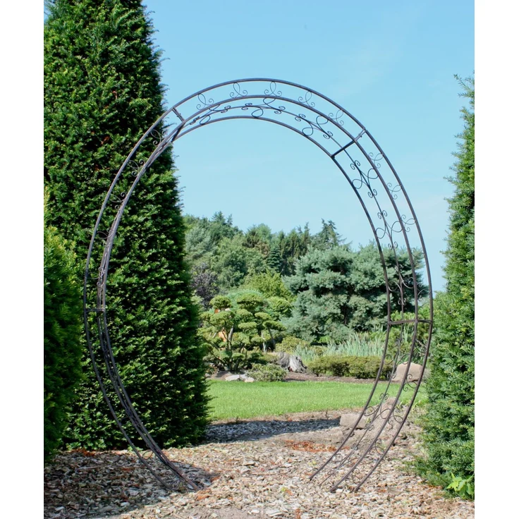 Garden Pleasure Design Metall Rosenbogen Rankhilfe Garten Rose Bogen Spalier – Bild 2