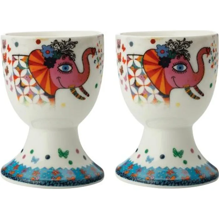 Maxwell & Williams Smile Style Eierbecher 2er-Set Princess, Geschenkbox, Porzellan, DX0473