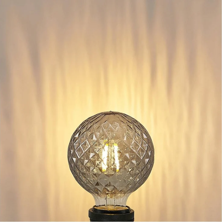 Lucande LED-Leuchtmittel E27 G95 LED 4W, E27, warmweiß – Bild 2