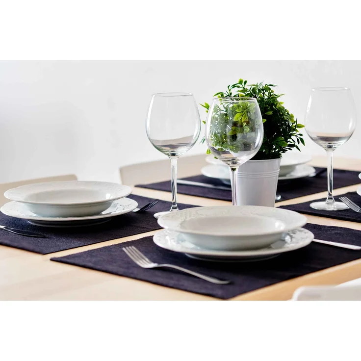 Kunden Retoure Tischset Platz Set inkl. Untersetzer und Bestecktaschen aus Filz - Für 6 Personen – Bild 6