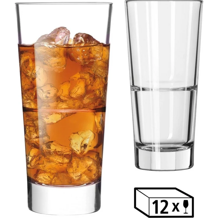 LIBBEY Gläser-Set Beverage Glas -ENDEAVOR-, 355 ml, Ø 7,5 cm, H: 16 cm, 12er Set, 12-tlg, Glas, hochwertig verarbeitet, im modernen Design – Bild 2