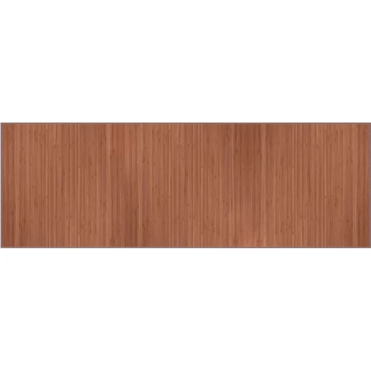 vidaXL Teppich Rechteckig Braun 100x300 cm Bambus 376950 – Bild 2