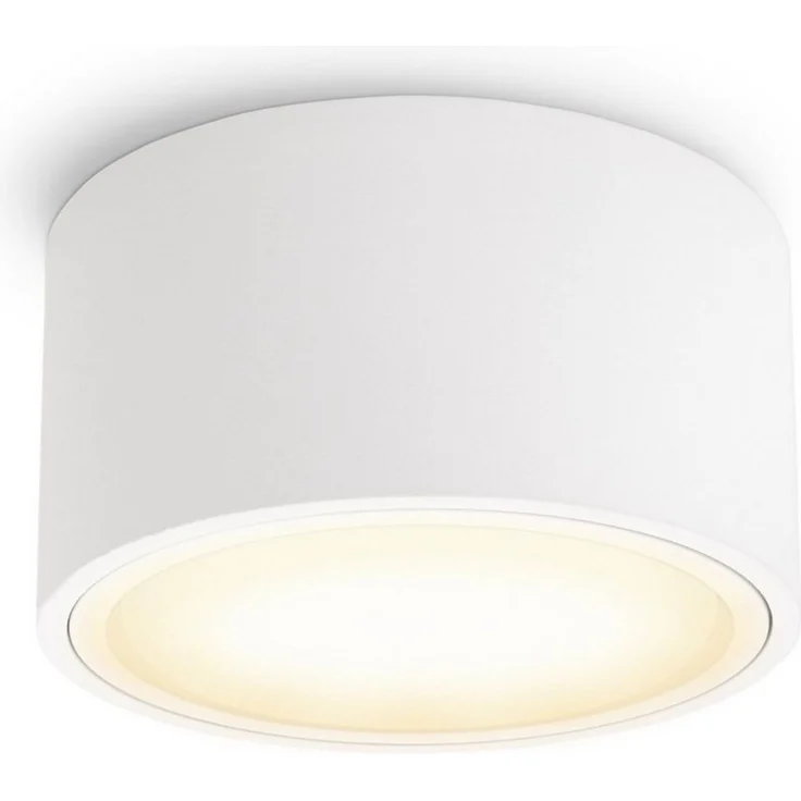 SSC-LUXon LED Aufbaustrahler Flacher LED Aufbaustrahler CELI-X in rund matt mit 5W drei Lichtmodi, Warmweiß – Bild 1