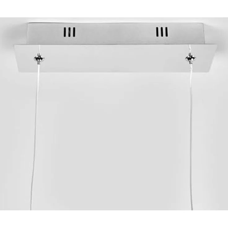 Lucande LED-Pendelleuchte Lorian, 99 cm, chrom mit satinierter Diffusor für gleichmäßige Lichtverteilung – Bild 7