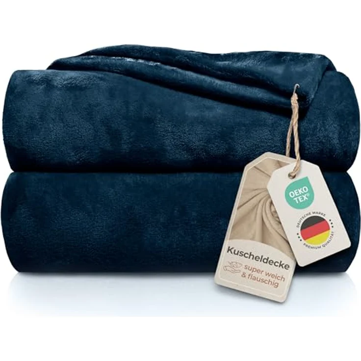 Wohndecke Kuscheldecke super weich & flauschig – warme Fleecedecke, Gräfenstayn, warme Wolldecke, Sofadecke & Tagesdecke - Überwurf Sofa, Couch – Bild 2