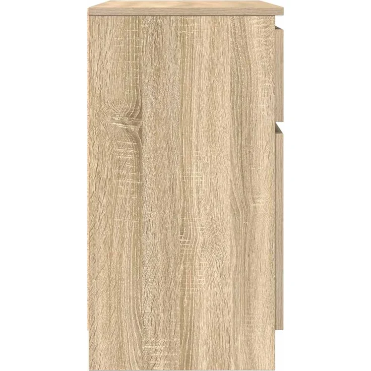 vidaXL Sideboard mit Schublade Sonoma-Eiche 71x35x65 cm Holzwerkstoff 861600 – Bild 6