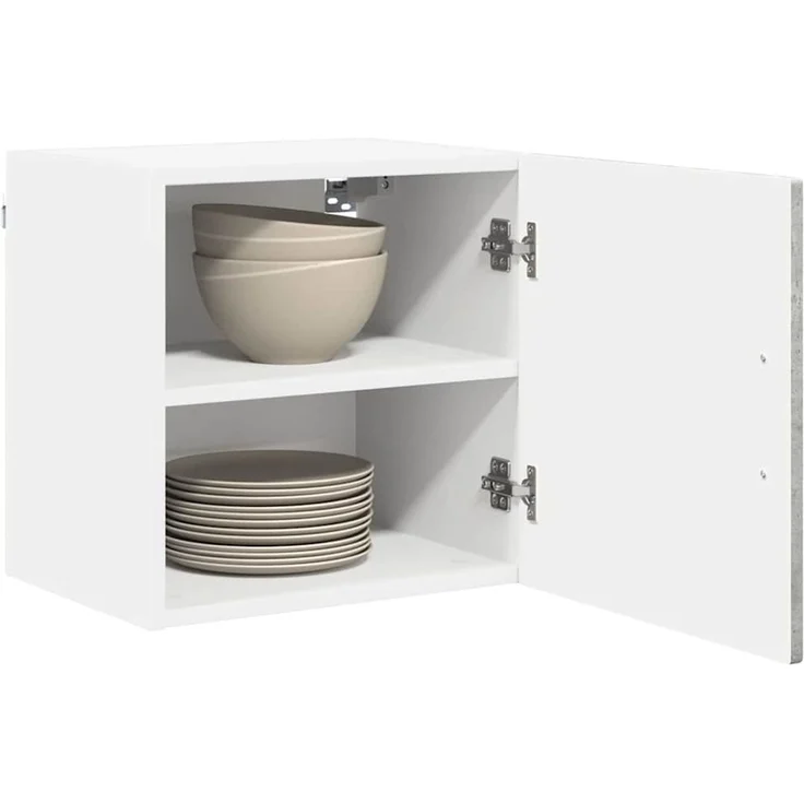 vidaXL Wandschrank PORTO 2 stk. Betongrau 40 x 31 x 40 cm 885232 – Bild 3