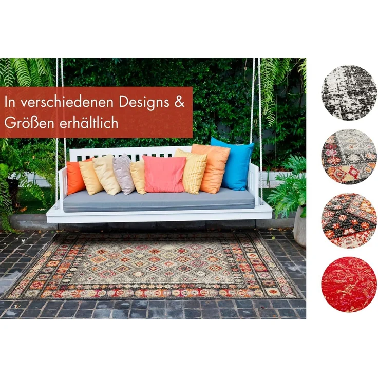 Andiamo In- und Outdoorteppich Bonnie multicolor hell, 120 x 170 cm – Bild 6