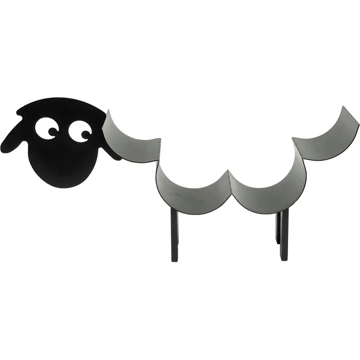 DanDiBo Handtuchhalter Handtuchhalter Schwarz Metall Stehend Schaf 3.0 Handtuchregal, Gäste Bad Gästehandtuchhalter – Bild 3