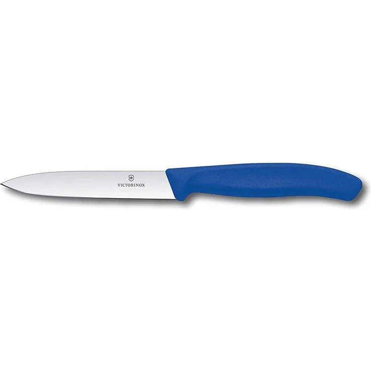 Victorinox | Swiss Classic | Blau | 10 cm Klingenlänge | perfekt für Tomaten und Gemüse