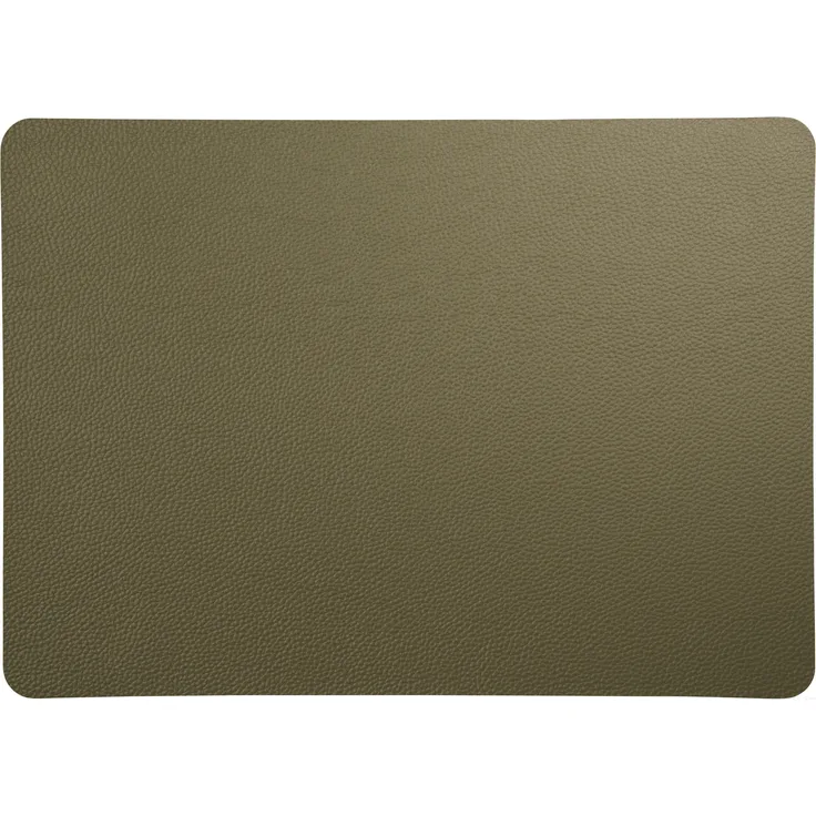 ASA Selection Tischset Rough Olive Leather L 46 cm B 33 cm H 0,2 cm