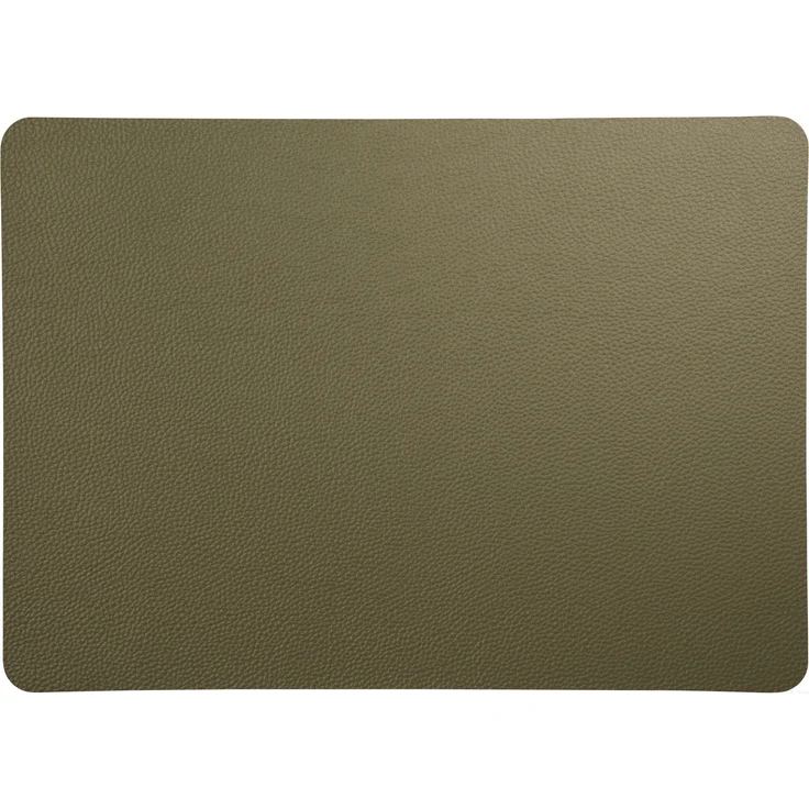 ASA Selection Tischset Rough Olive Leather L 46 cm B 33 cm H 0,2 cm – Bild 1