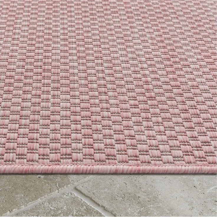 TT Home Teppich, Rechteckig, Höhe: 4 mm, Teppich Outdoor Wohnzimmer Esszimmer Balkon Wetterfest – Bild 4