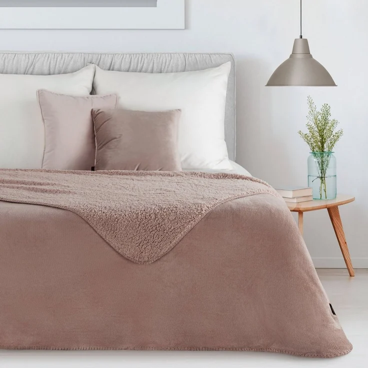 Wohndecke TEDY warme Decke für Herbst & Winter, Eurofirany, Teddy-Fleece, kuschelige Sofadecke, Sesselschoner, Extra weich – Bild 3