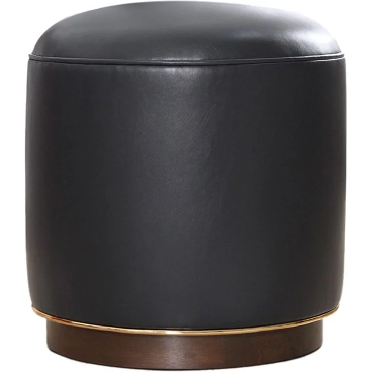 Hanah Home 'Milotte - Anthracite' Pouffe, Anthrazit, 42 x 43 x 42 cm – Bild 9
