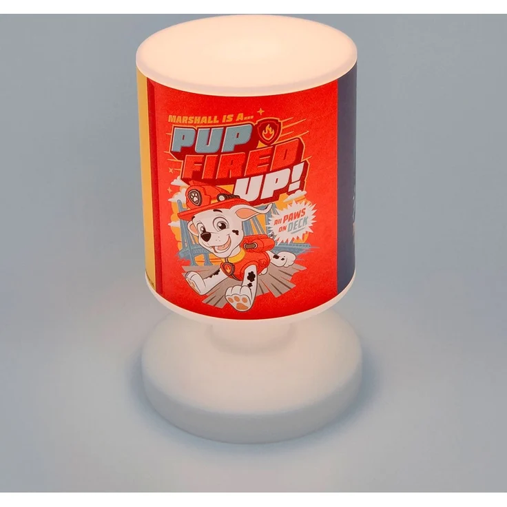 LED Akku Tischleuchte mit 3 Paw Patrol Motiven, per USB aufladbar, Höhe 20cm – Bild 1