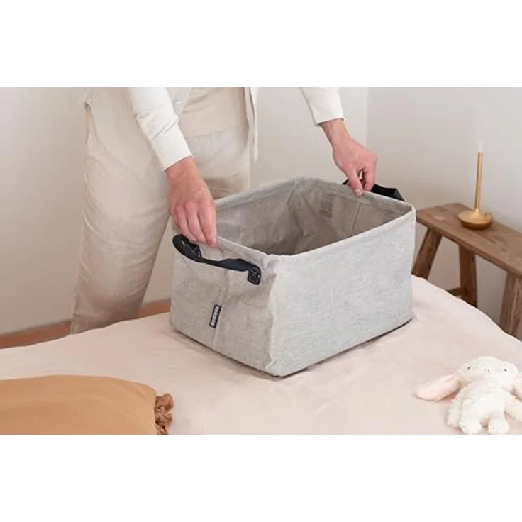 Brabantia Wäschekorbtasche 35 L faltbar grau Zubehör Waschen, Trocknen und Bügeln – Bild 7