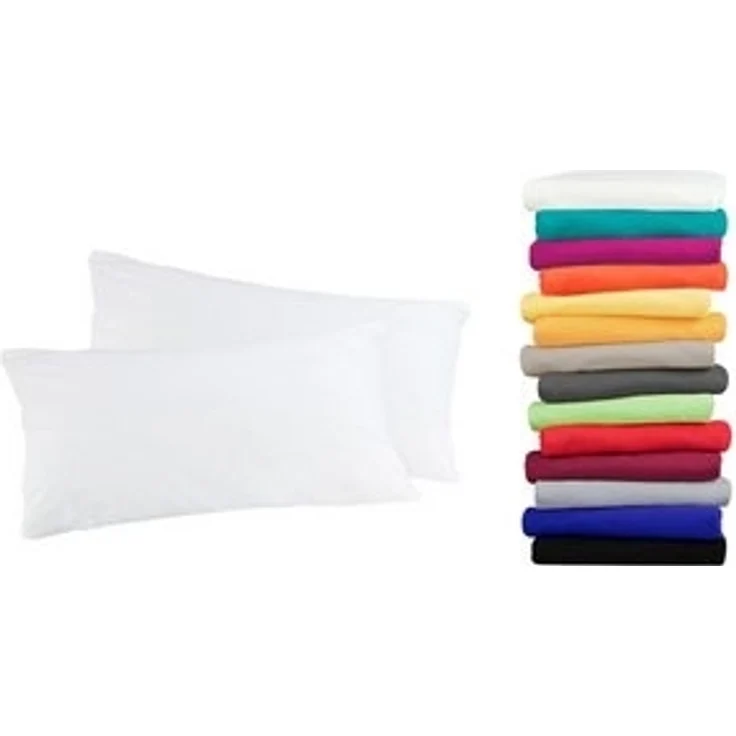 MOON Heimtextilien Kissenbezug / Seitenschläferkissenbezug 2er Pack MOON-Luxury Linon 100% Baumwolle, Linon – Bild 6