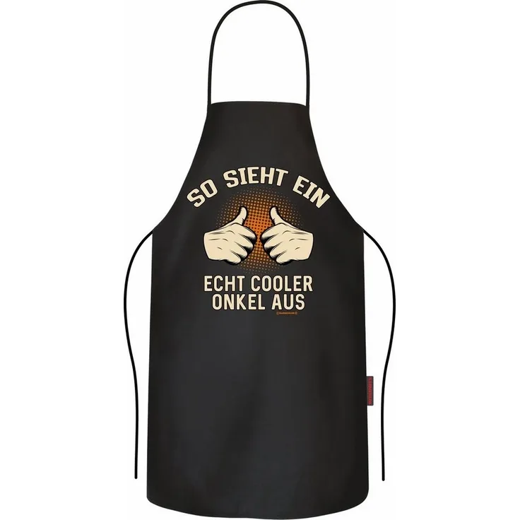 RAHMENLOS® Grillschürze Kochschürze als Geschenk - so sieht ein echt cooler Onkel aus