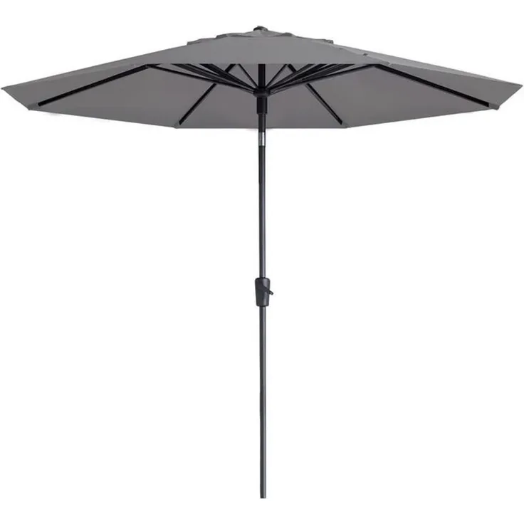 Madison Sonnenschirm Paros II Luxe 300 cm Hellgrau 434712