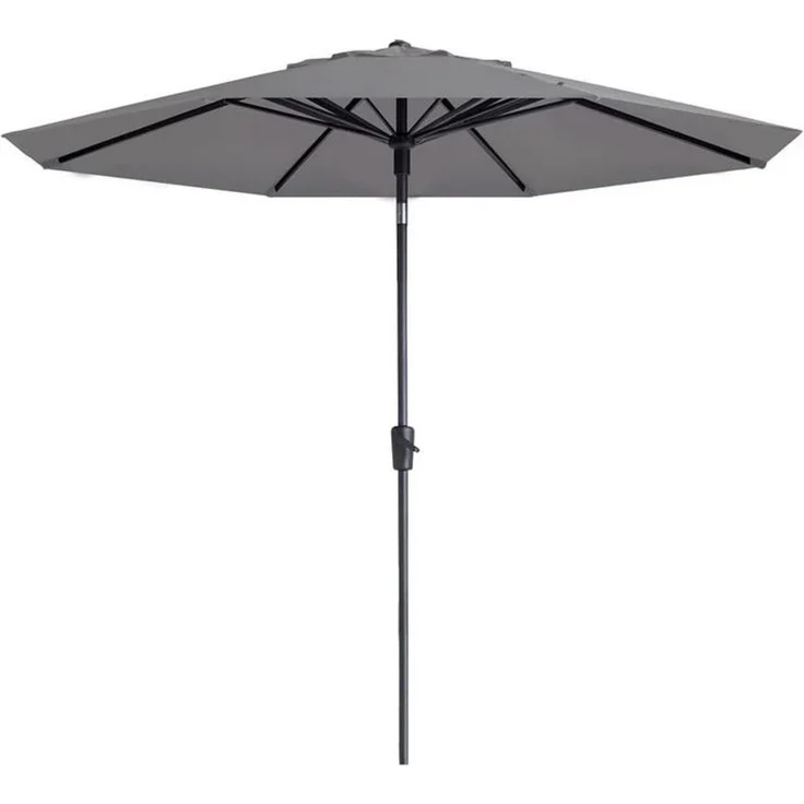Madison Sonnenschirm Paros II Luxe 300 cm Hellgrau 434712 – Bild 1