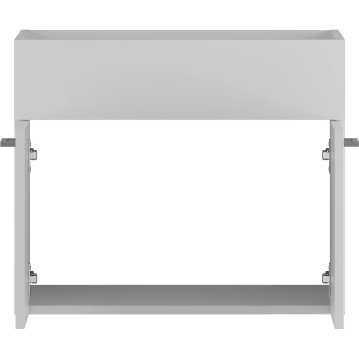 Badplaats Waschbeckenunterschrank Colorado 60x46 cm Weiß Matt - Hängender Badezimmerschrank mit 2 Schubladen – Bild 6