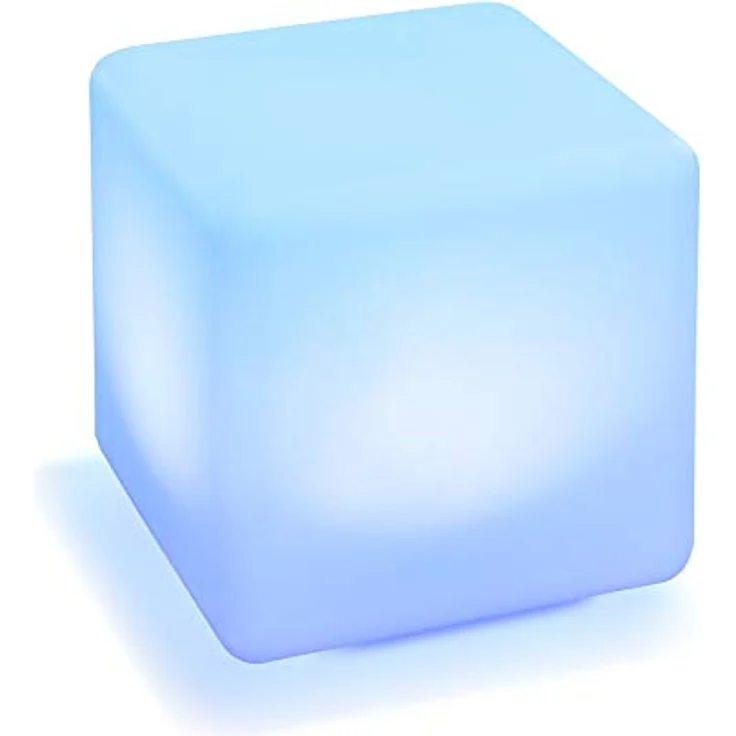 Esotec Solar Würfelleuchte Smart Cube, 18cm, multicolor, 7 Leuchtfarben, wetterfest und winterfest, LED Gartenleuchte 106100 – Bild 3