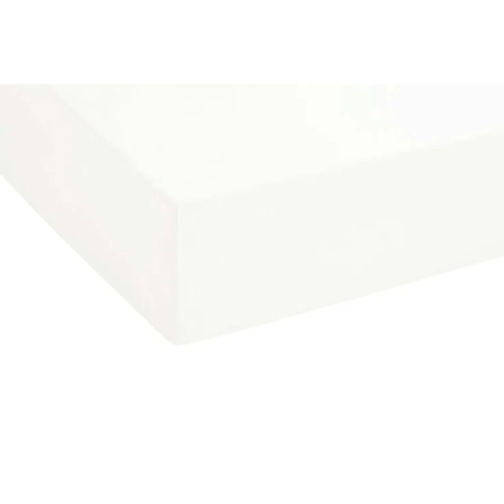 Castell Jersey-Stretch-Spannbetttuch 0077113, weiß, 1x 70x140 cm – Bild 3