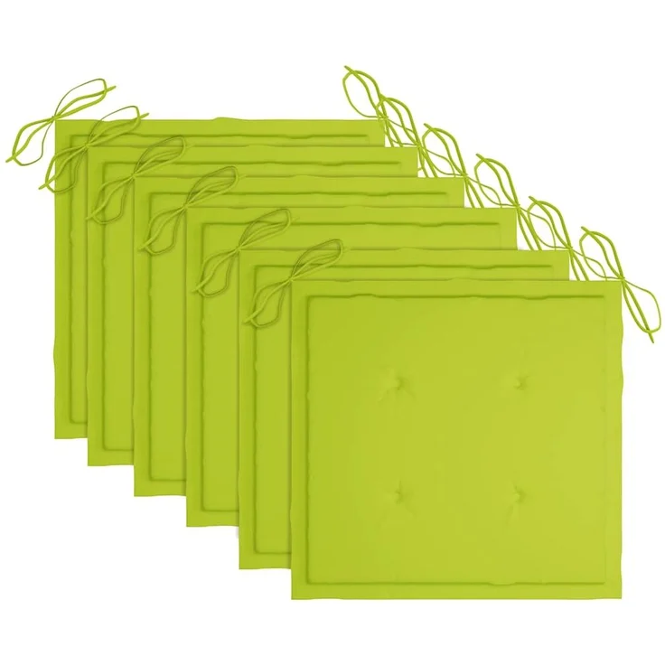 vidaXL Klappbare Gartenstühle 6 Stk. mit Kissen Massivholz Akazie 3074951 – Bild 8