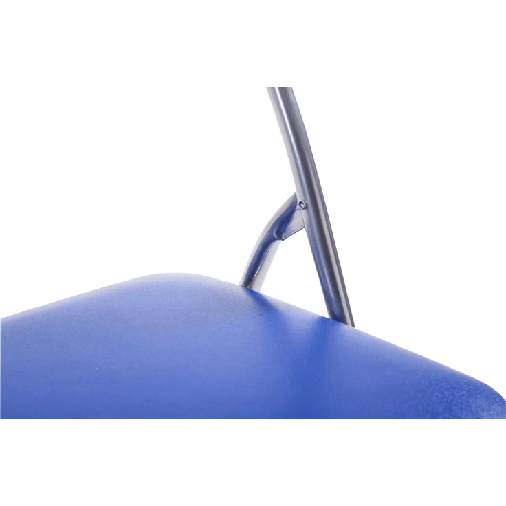 CLP 4er Set Klappstuhl Felix Klappbarer mit Kunstleder PVC Sitz Gepolstert - Farbe:blau/silber – Bild 12