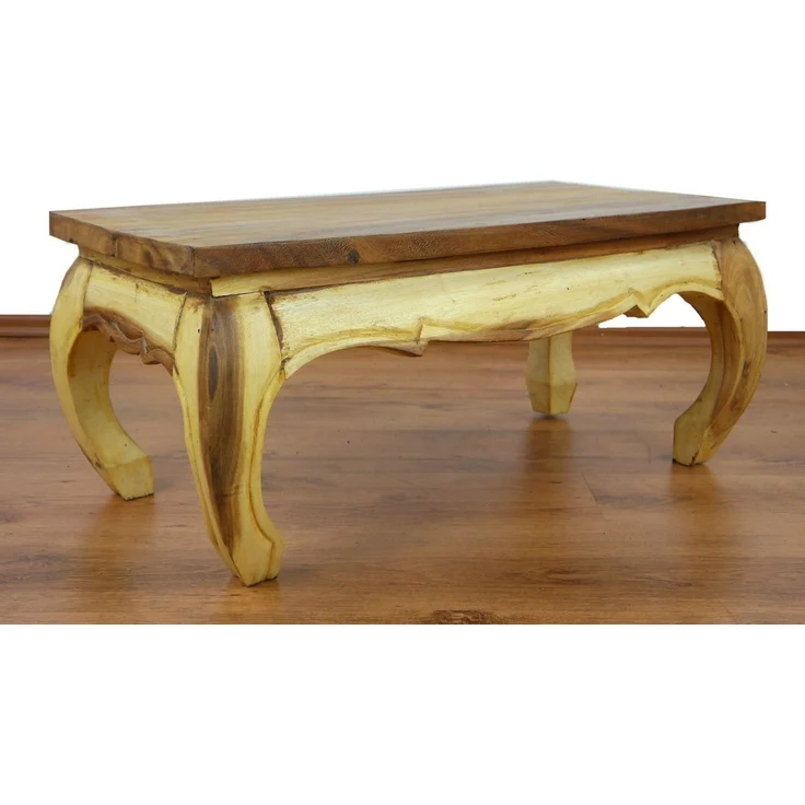 livasia Opiumtisch livasia Opiumtisch, Couchtisch, Beistelltisch Akazie 80x40x35cm – Bild 2
